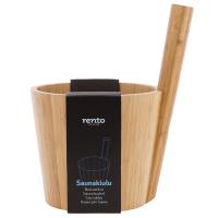 RENTO Запарник для бани бамбуковый Ренто